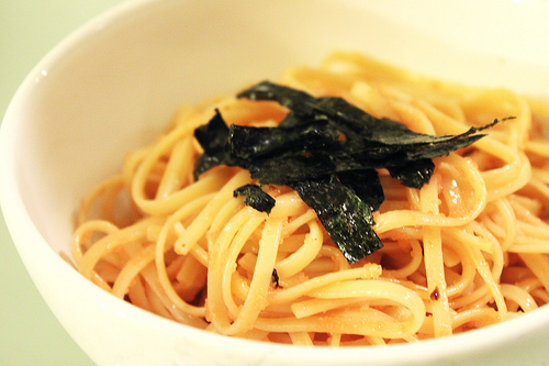 My Attempt at Spaghetti Mentaiko (Spicy Cod Roe)